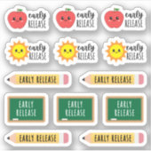 Sticker Calendrier élève enseignant de l'école à libératio (Devant)