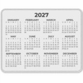 Sticker Calendrier horizontal pour ordinateur portable ann (Devant)