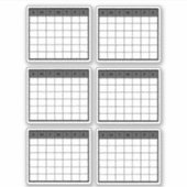 Sticker Calendrier mensuel (Devant)