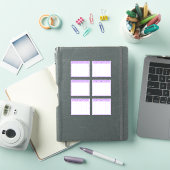 Sticker Calendrier mensuel pourpre (Couverture iPad)