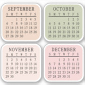 Sticker Calendrier Micro 2026 Bullet Journal Bujo Planner (Devant)