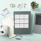 Sticker Calendriers Planificateurs Vierges Non Datés (Couverture iPad)