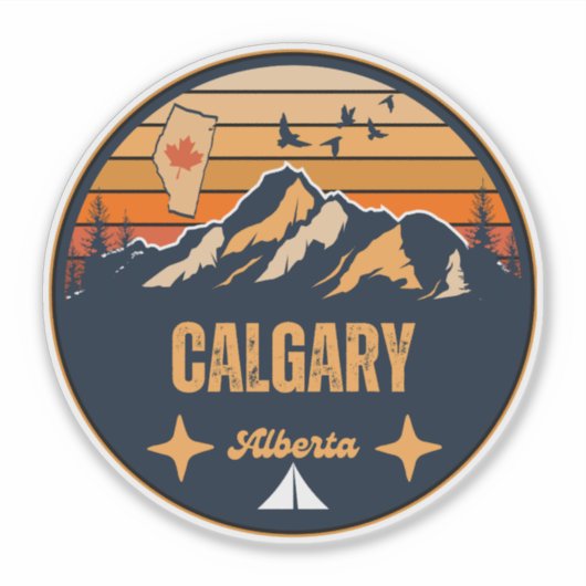 Sticker Calgary, Alberta (Devant)