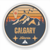 Sticker Calgary (Alberta) (Devant)