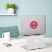 Sticker Californie (Ordinateur portable sur le bureau)