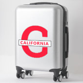 Sticker Californie (Sur valise)