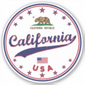 Sticker Californie (Devant)