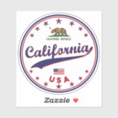 Sticker Californie (Feuille)