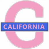 Sticker Californie (Devant)