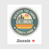 Sticker Callimont, Pennsylvanie (Feuille)