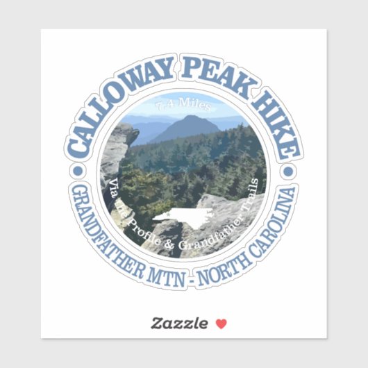 Sticker Calloway Peak (rd) (Feuille)