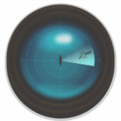 Sticker Calmar géant sur navire Sonar Monster gothique Nau (Devant)