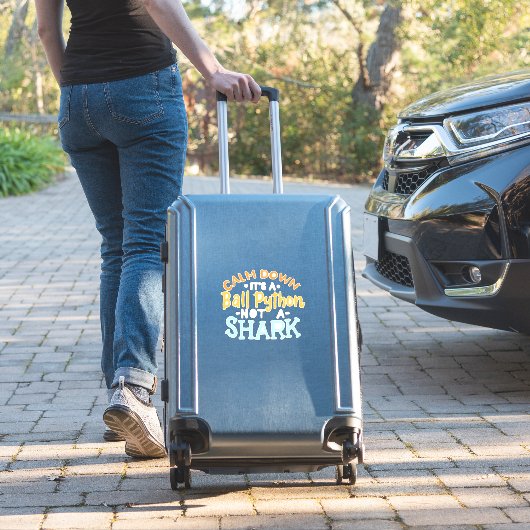 Sticker Calme En Bas C'Est Un Python Ball (Valise Insitu)