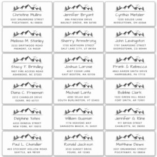 Sticker Calme Mountain Grand Mariage Adresse d'hôte