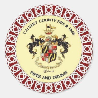 Sticker Calvert County Pipes and Drums