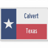Sticker Calvert Texas (Devant)