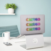 Sticker Calypso (Ordinateur portable sur le bureau)