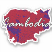 Sticker Cambodge (Devant)