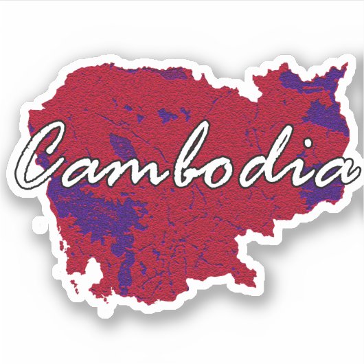 Sticker Cambodge (Devant)