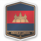 Sticker Cambodge (Devant)