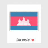 Sticker Cambodge (Feuille)