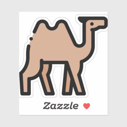 Sticker Camel (Feuille)