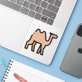 Sticker Camel (Ordinateur portable avec iPhone)