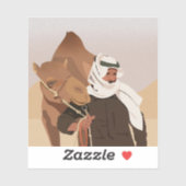 Sticker Camel Man (Feuille)