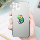 Sticker Caméléon de dessin (Téléphone)