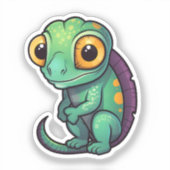 Sticker Caméléon de dessin (Recto)