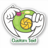 Sticker Caméra de dessin (Devant)