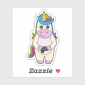 Sticker Caméra Unicorn (Feuille)
