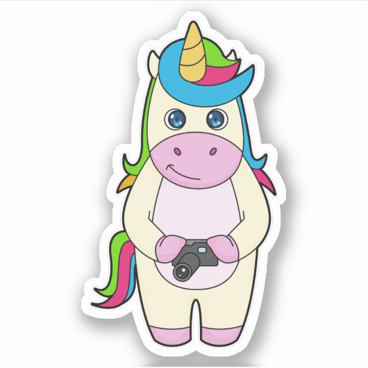 Sticker Caméra Unicorn (Devant)