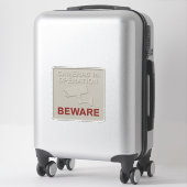 Sticker Cameras in Operation – Security Warning Sign with  (Sur valise)
