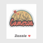 Sticker Cameron, Arizona (Feuille)