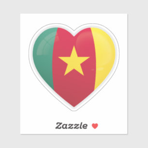 Sticker Cameroun Love Icon