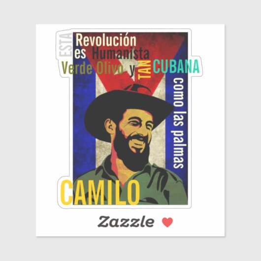 STICKER CAMILO CIENFUEGOS (Feuille)