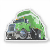 Sticker Camion à ordures de dessin (Devant)