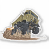 Sticker Camion de dessin (Devant)