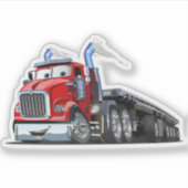 Sticker Camion de dessin animé (Devant)