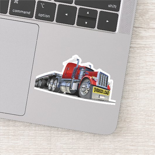 Sticker Camion semi-caricature (Détail)