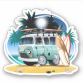 Sticker Camionnette de dessin animé (Devant)