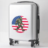 Sticker Camo Bigfoot Sasquatch (Sur valise)