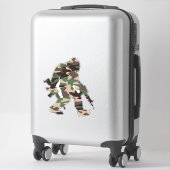 Sticker Camo Bigfoot Sasquatch (Sur valise)