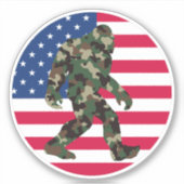 Sticker Camo Bigfoot Sasquatch (Devant)