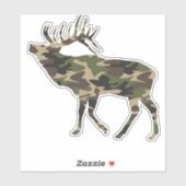 Sticker Camo Bull Elk (Feuille)