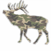 Sticker Camo Bull Elk (Devant)