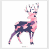 Sticker Camo Deer (Feuille)