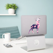 Sticker Camo Deer (Ordinateur portable sur le bureau)