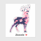 Sticker Camo Deer (Feuille)